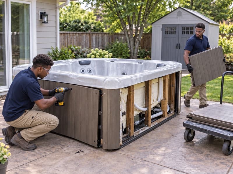 Hot Tub & Shed Removal